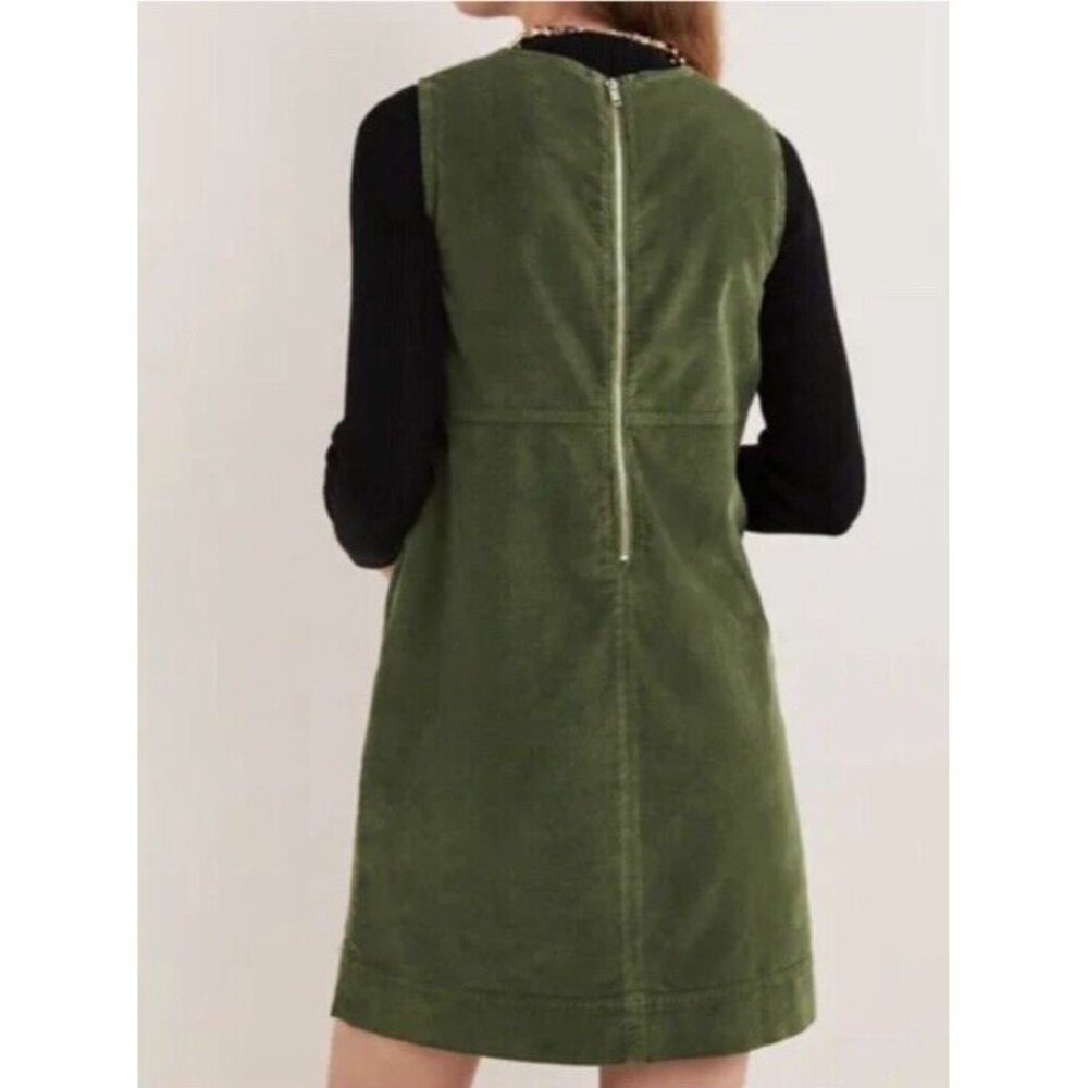 Boden Green Mini Dress - Picture 3 of 9
